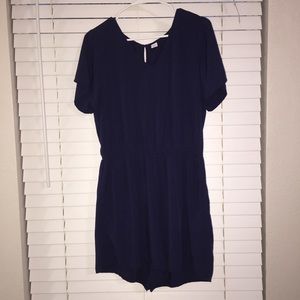 Old Navy Navy Blue Romper size L Tall